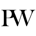 Black PW initials logo with a sleek modern design